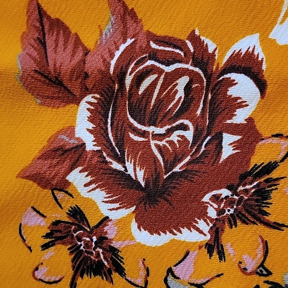 Yellow Midi Bodycon Dress Spaghetti Strap - Picture 7 of 8